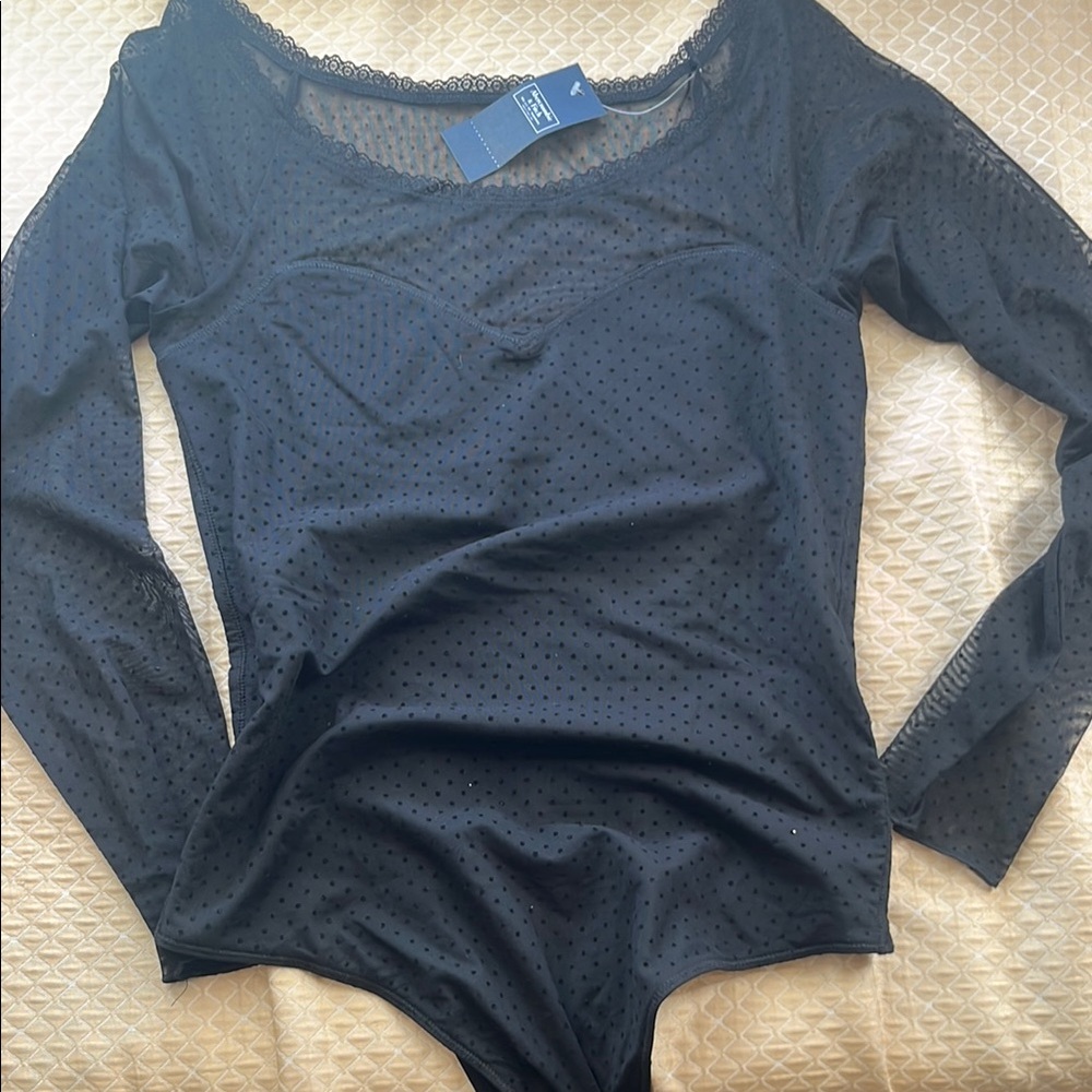 Elegant Black Lace Women's Top